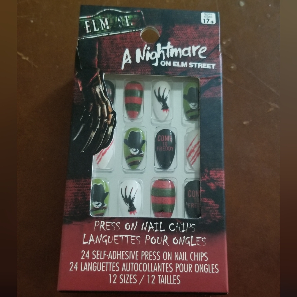 Press-On Nail Chips – A Nightmare on Elm Street
